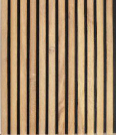 Atacama Premium Acoustic Solid Oak Slatted Panels