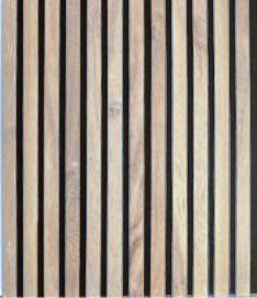 Atacama Premium Acoustic Solid Oak Slatted Panels