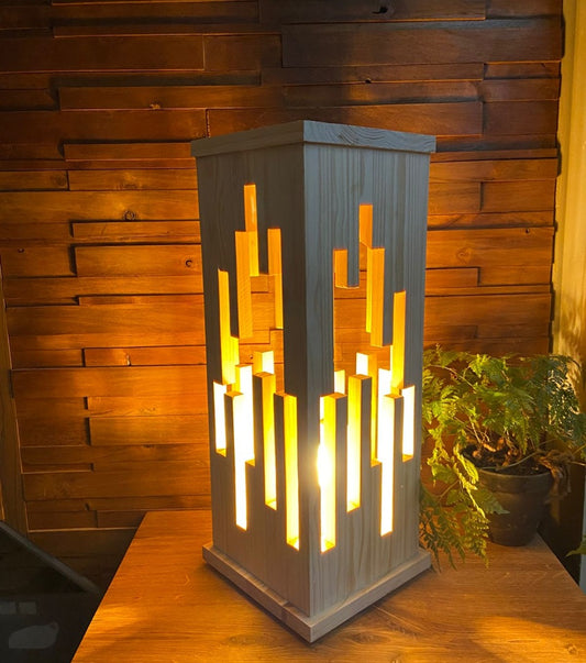 Geometric Floor or Table Lamp