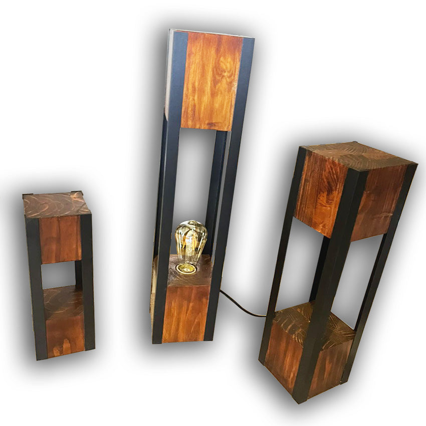 3 Piece Lamp and Pot Stand