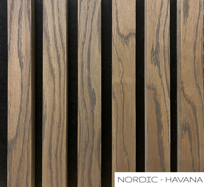 Nordic Slimline Acoustic Oak Veneer Panels