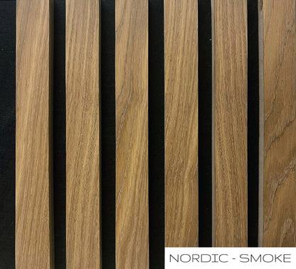 Nordic Slimline Acoustic Oak Veneer Panels